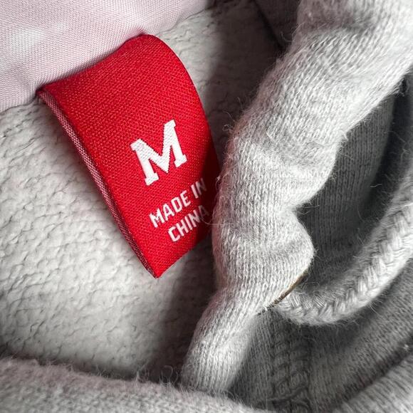 Mitchell & Ness Toronto Raptors Hoodie Medium Gray Retro NBA HWC Pullover Hoodie - Picture 9 of 12